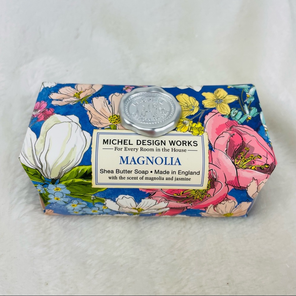 Michel Design Works Large 8.7 oz Artisanal Bar Bath Soap Magnolia Brand New